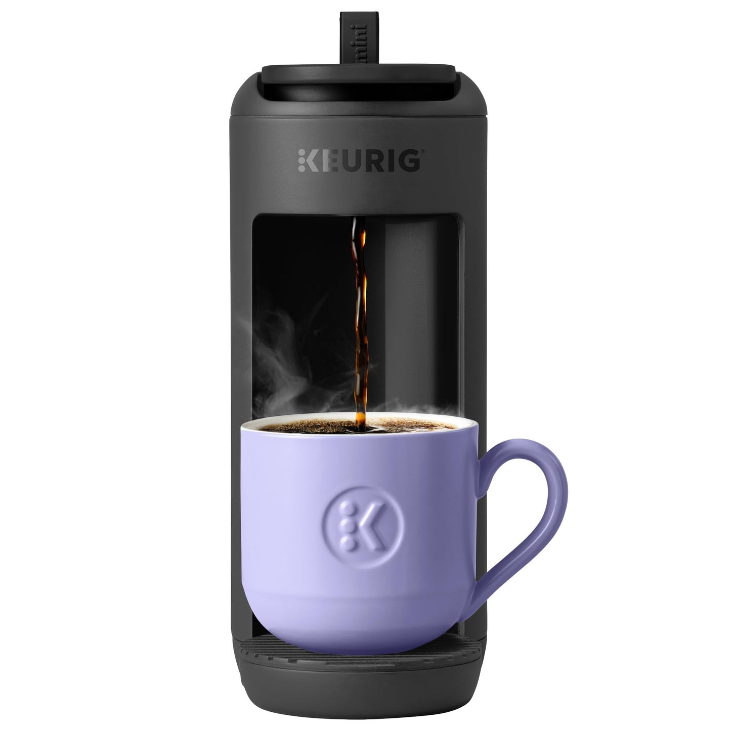 Keurig K-Mini Mate Single Serve K-Cup Pod Coffee Maker, Brews Up to 12 oz Cup, Compact Portable Coffee Machine for Small Spaces, Great for Dorms & Offices, Glamping Green