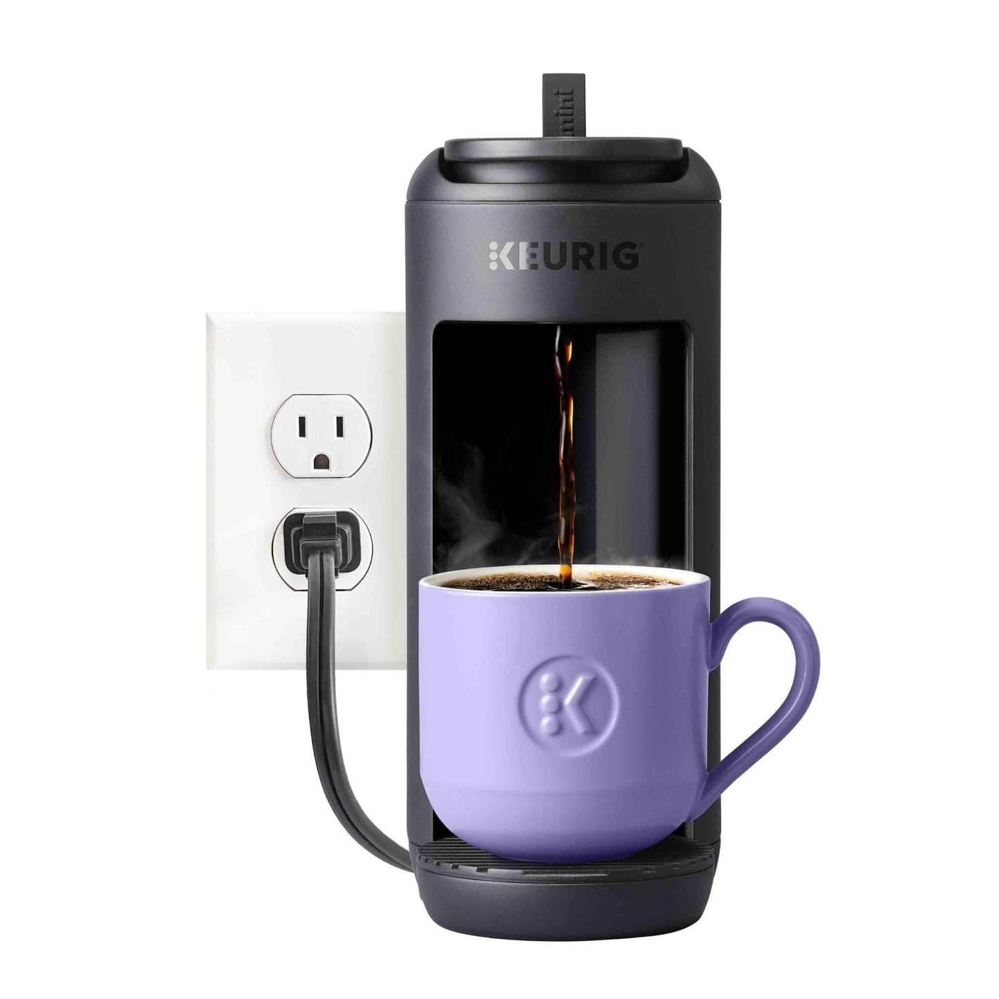 Keurig K-Mini Mate Single Serve K-Cup Pod Coffee Maker, Brews Up to 12 oz Cup, Compact Portable Coffee Machine for Small Spaces, Great for Dorms & Offices, Glamping Green