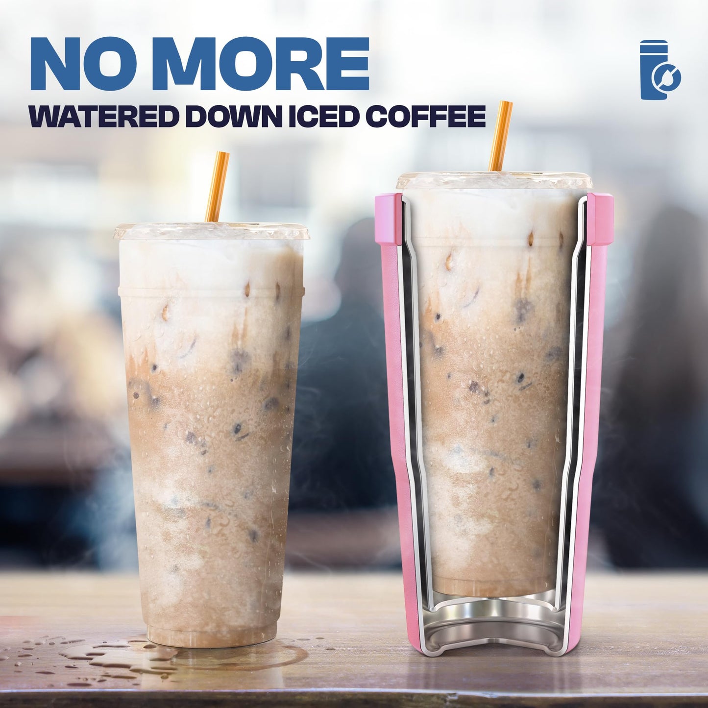 Frost Buddy Togo Buddy 30oz Tumbler (All American Sweetheart) | Double-wall vacuum insulated | Spill-proof flip lid | 18/8 premium stainless steel | Cup-holder friendly