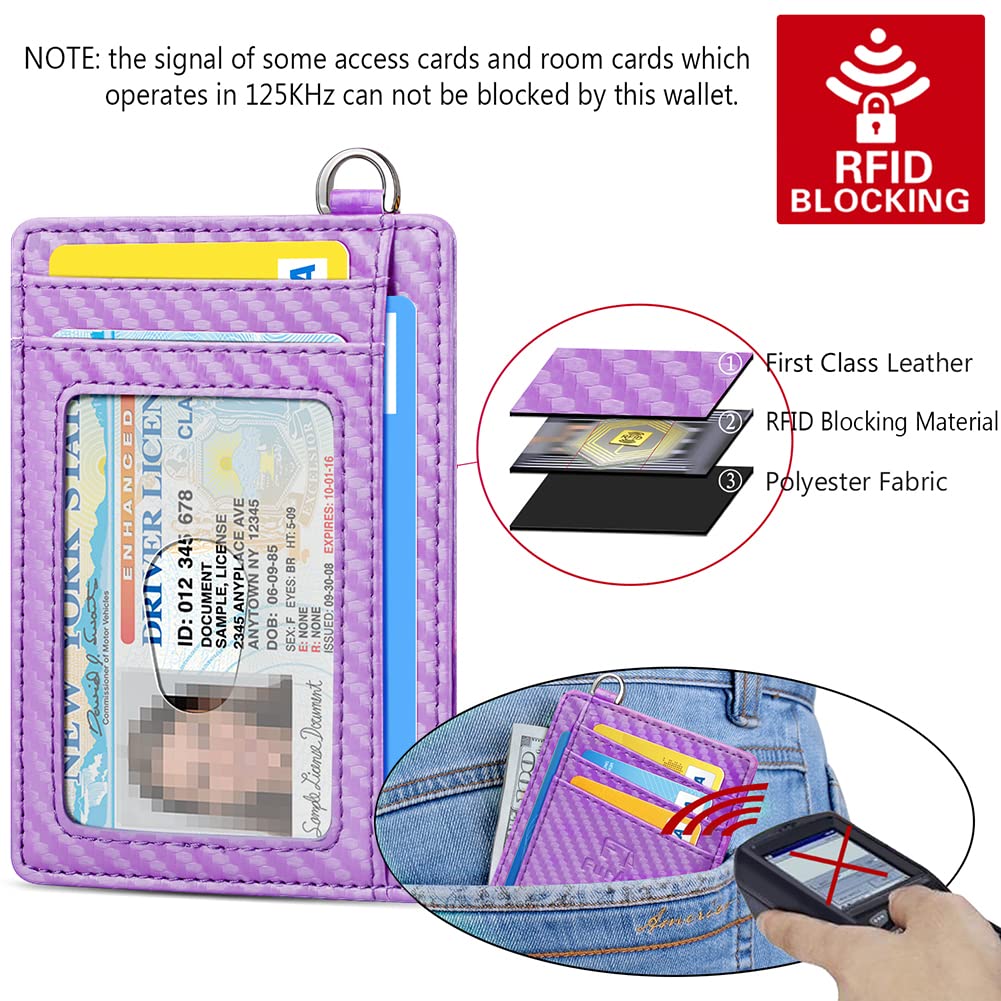 FurArt Slim Minimalist Wallet RFID Credit Card Holder for Men | slim minimalist compact rfid id window thin