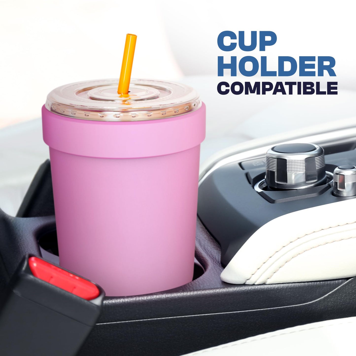 Frost Buddy Togo Buddy 30oz Tumbler (All American Sweetheart) | Double-wall vacuum insulated | Spill-proof flip lid | 18/8 premium stainless steel | Cup-holder friendly
