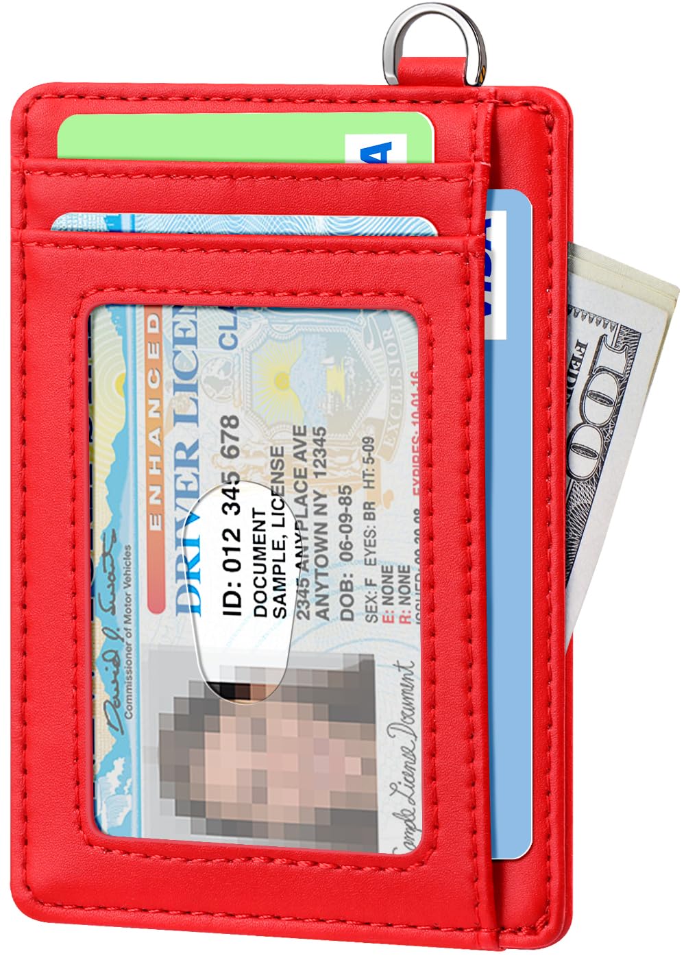 FurArt Slim Minimalist Wallet RFID Credit Card Holder for Men | slim minimalist compact rfid id window thin