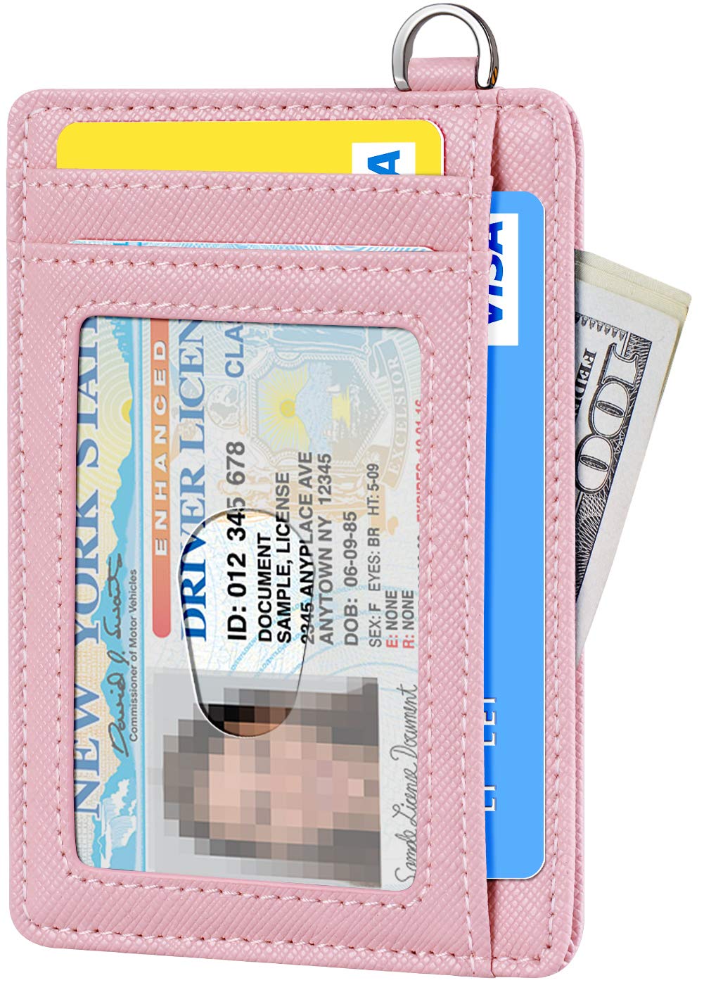 FurArt Slim Minimalist Wallet RFID Credit Card Holder for Men | slim minimalist compact rfid id window thin