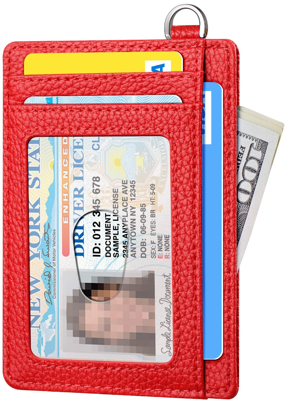 FurArt Slim Minimalist Wallet RFID Credit Card Holder for Men | slim minimalist compact rfid id window thin